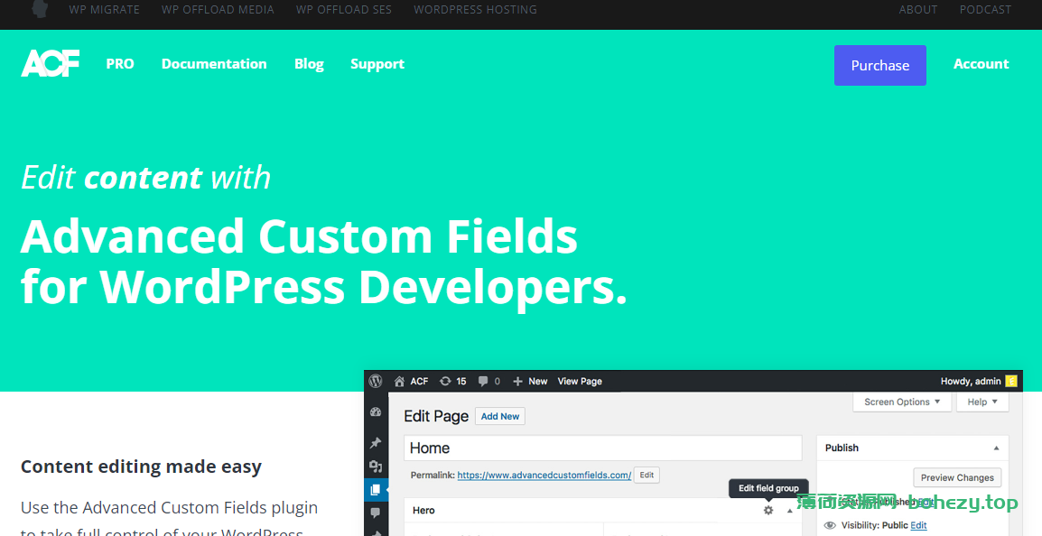 WordPress自定义字段插件–Advanced Custom Fields Pro v6.2.0 下载